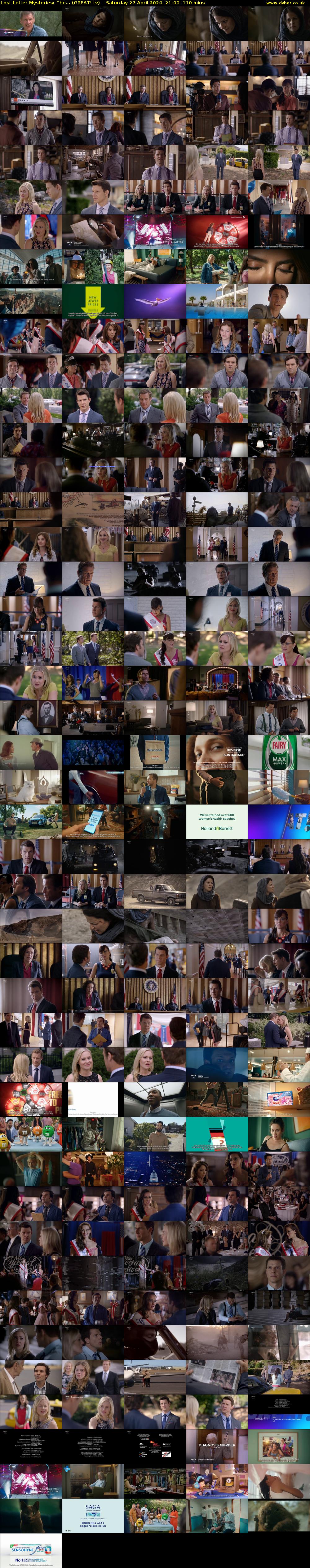 Lost Letter Mysteries: The... (GREAT! tv) Saturday 27 April 2024 21:00 - 22:50