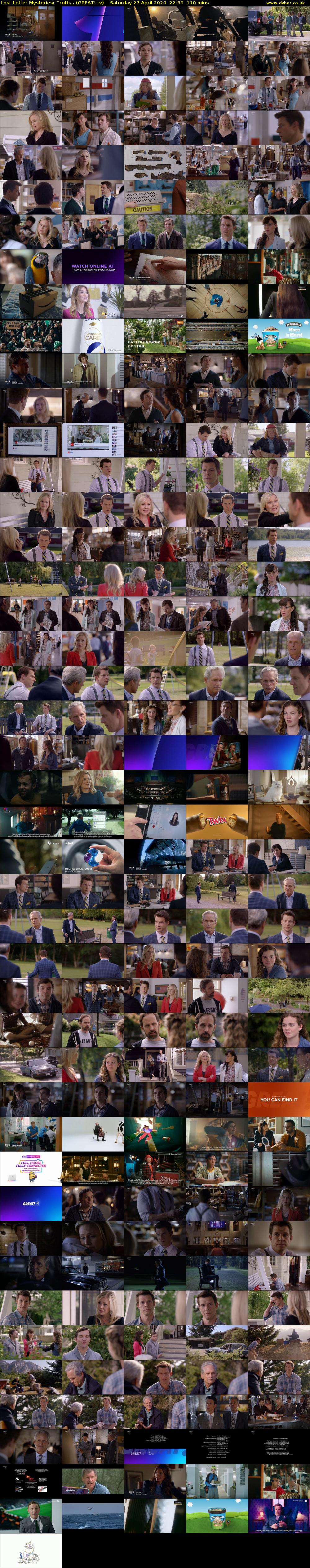 Lost Letter Mysteries: Truth... (GREAT! tv) Saturday 27 April 2024 22:50 - 00:40