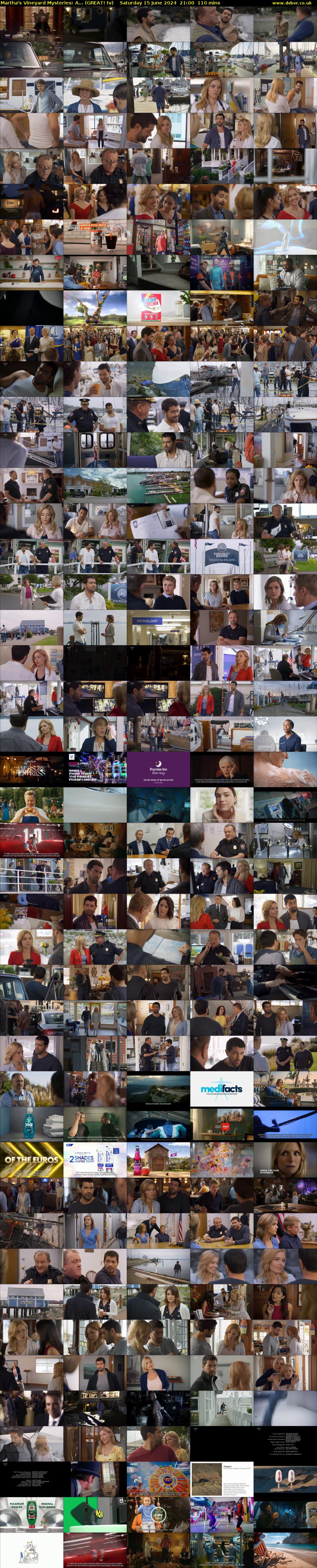 Martha's Vineyard Mysteries: A... (GREAT! tv) Saturday 15 June 2024 21:00 - 22:50
