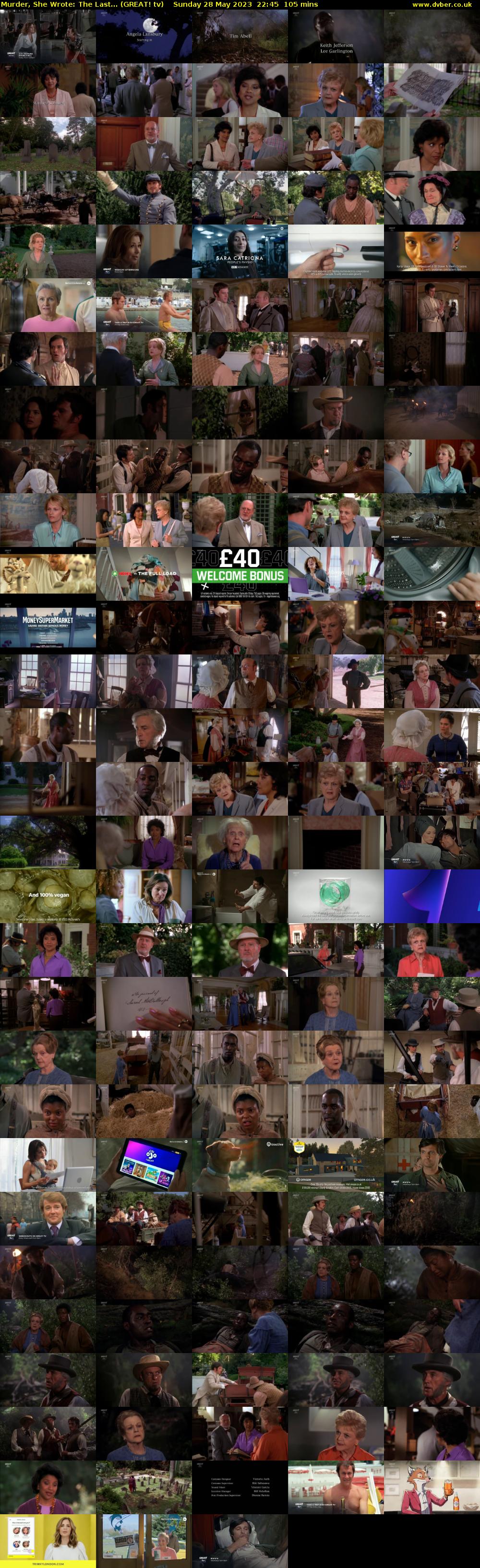 Murder, She Wrote: The Last... (GREAT! tv) Sunday 28 May 2023 22:45 - 00:30