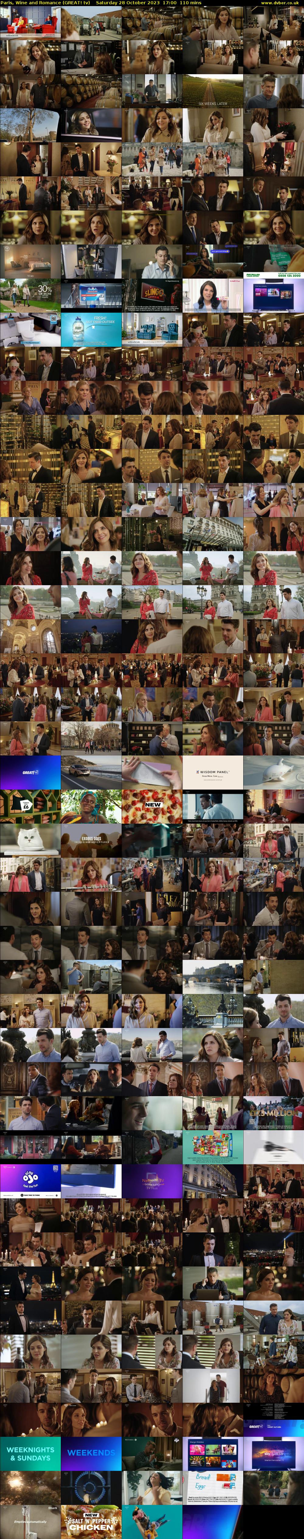Paris, Wine and Romance (GREAT! tv) Saturday 28 October 2023 17:00 - 18:50