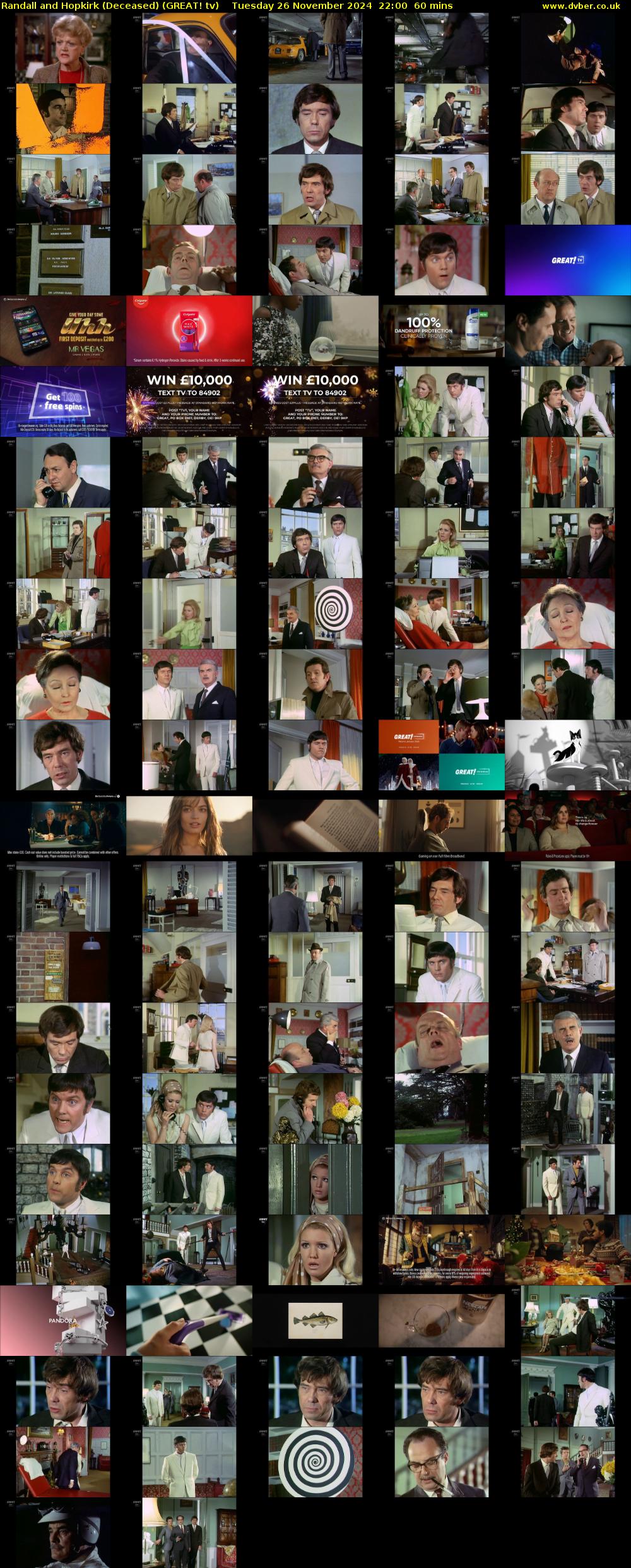 Randall and Hopkirk (Deceased) (GREAT! tv) Tuesday 26 November 2024 22:00 - 23:00
