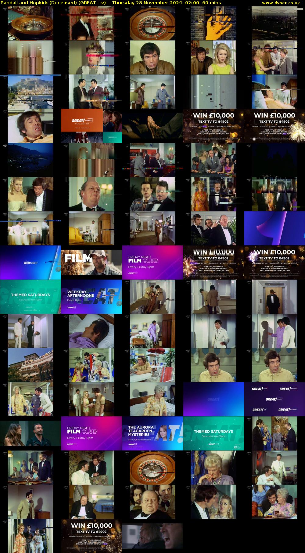 Randall and Hopkirk (Deceased) (GREAT! tv) Thursday 28 November 2024 02:00 - 03:00