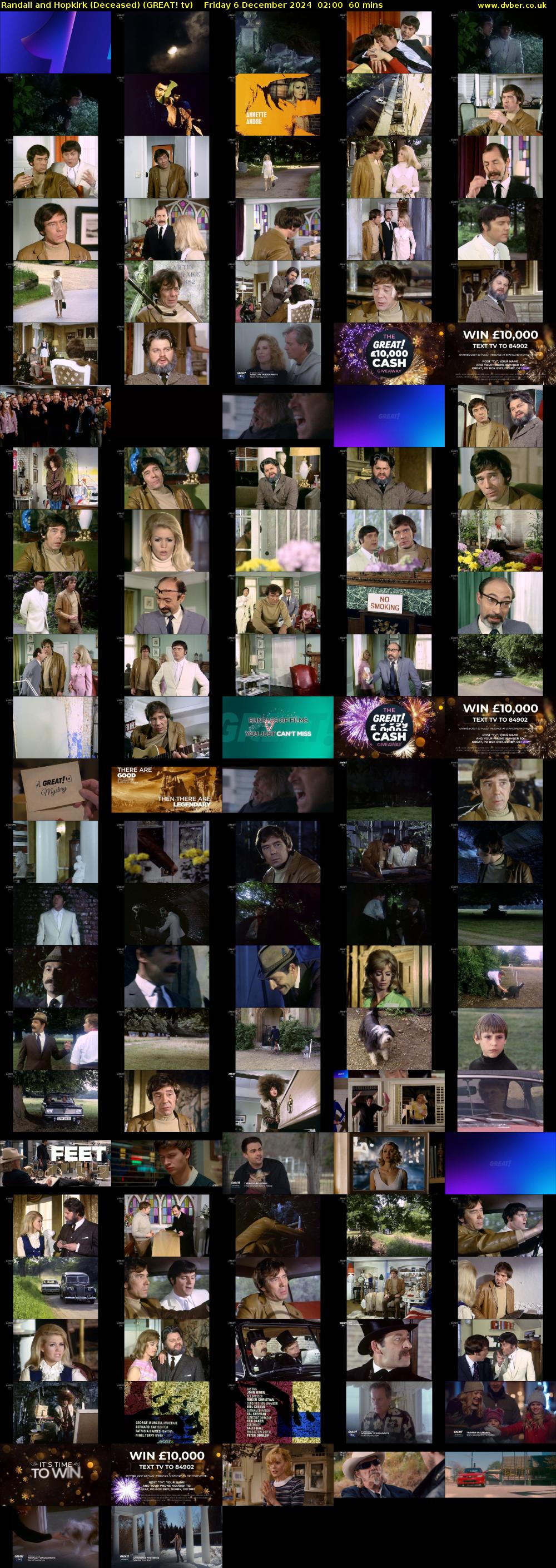Randall and Hopkirk (Deceased) (GREAT! tv) Friday 6 December 2024 02:00 - 03:00