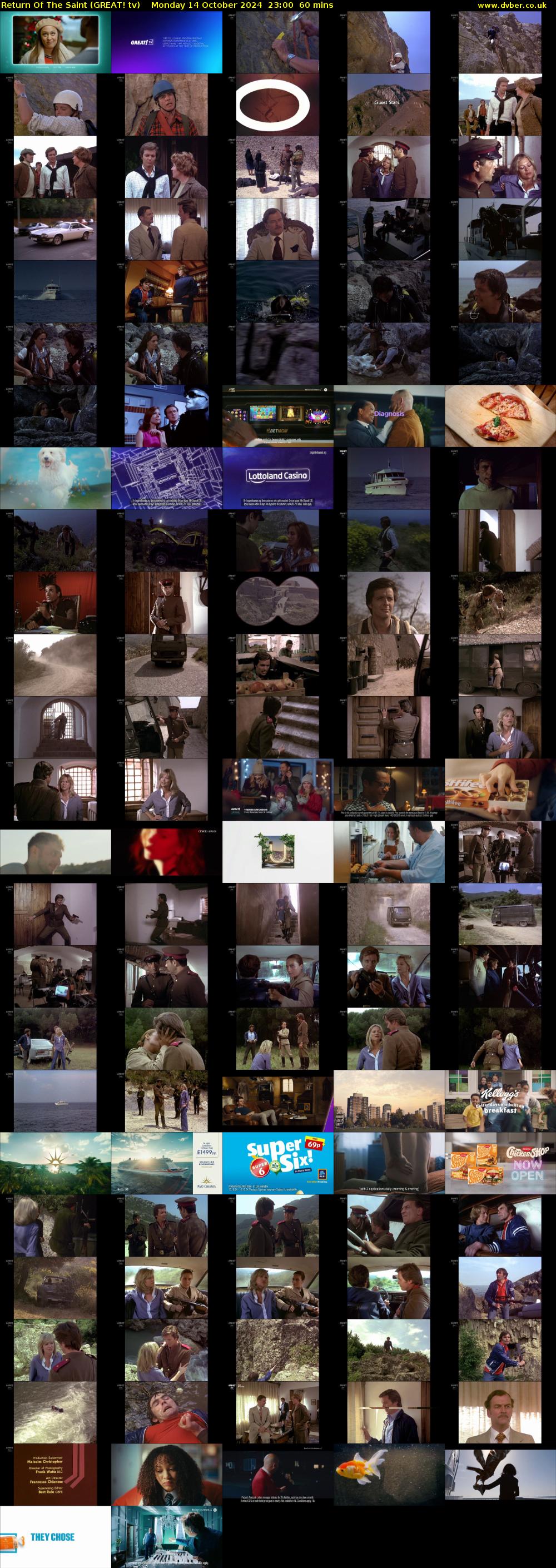 Return Of The Saint (GREAT! tv) Monday 14 October 2024 23:00 - 00:00