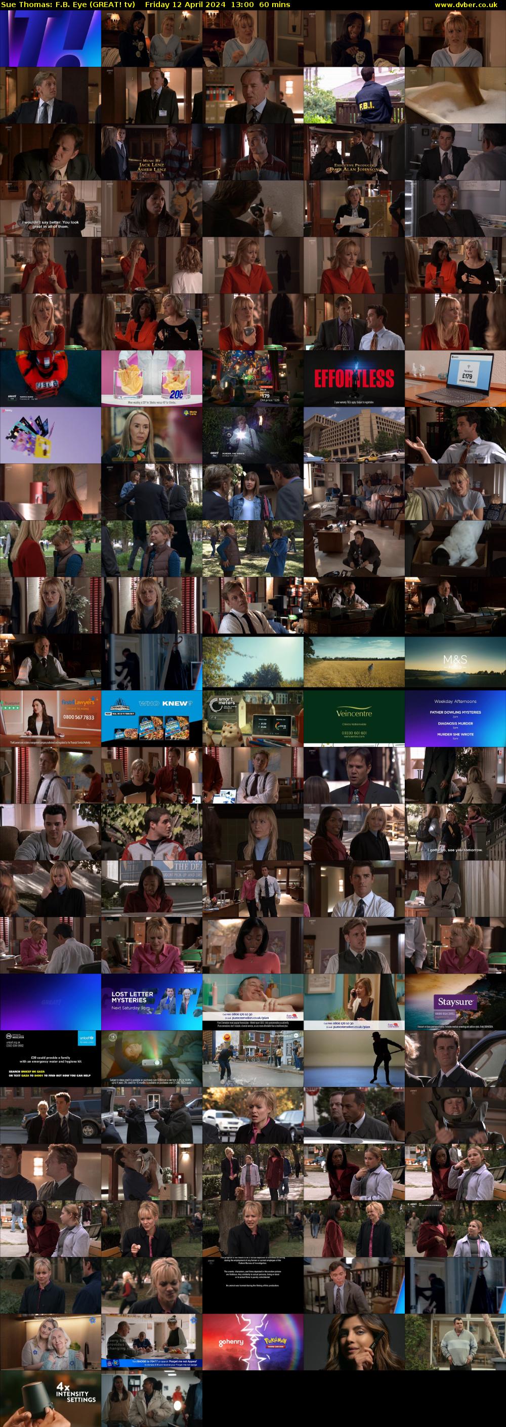 Sue Thomas: F.B. Eye (GREAT! tv) Friday 12 April 2024 13:00 - 14:00