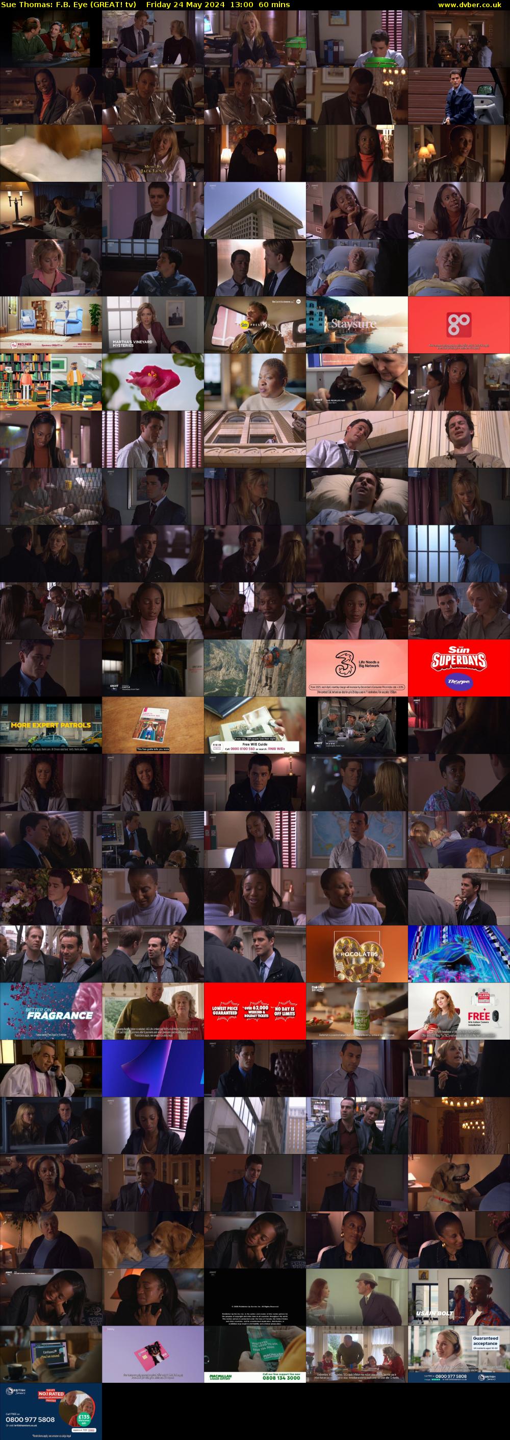 Sue Thomas: F.B. Eye (GREAT! tv) Friday 24 May 2024 13:00 - 14:00