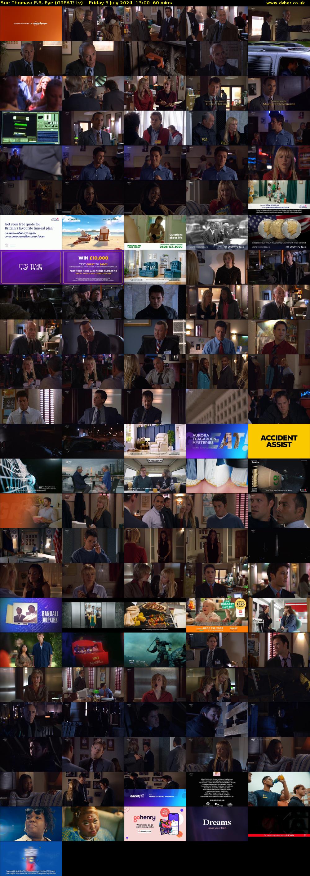 Sue Thomas: F.B. Eye (GREAT! tv) Friday 5 July 2024 13:00 - 14:00