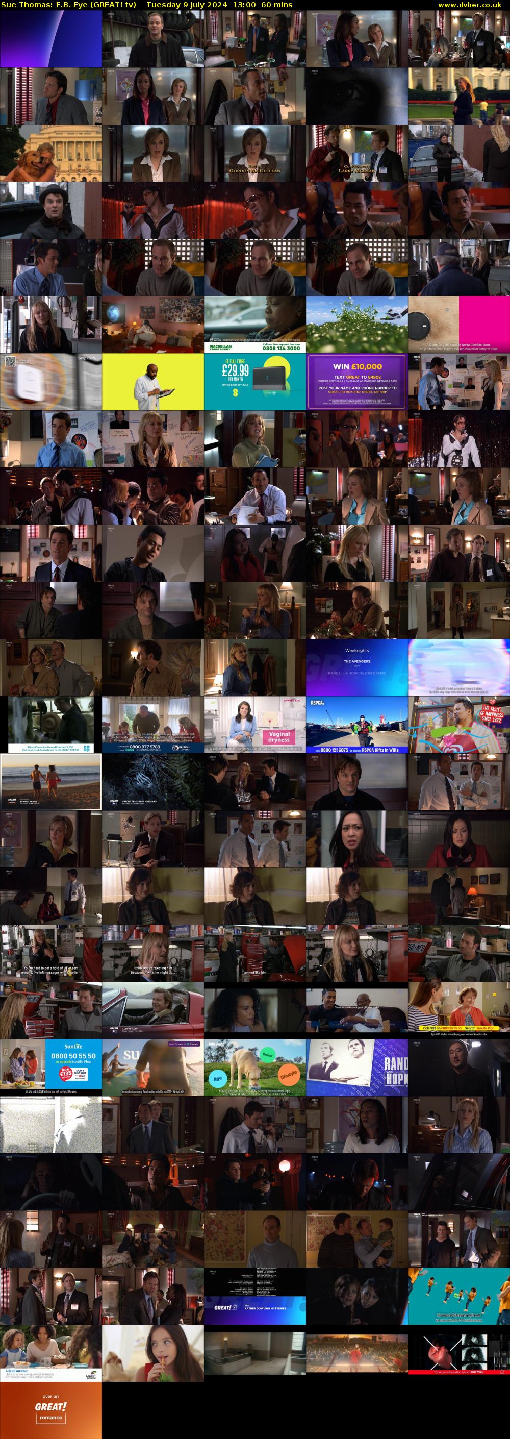 Sue Thomas: F.B. Eye (GREAT! tv) Tuesday 9 July 2024 13:00 - 14:00