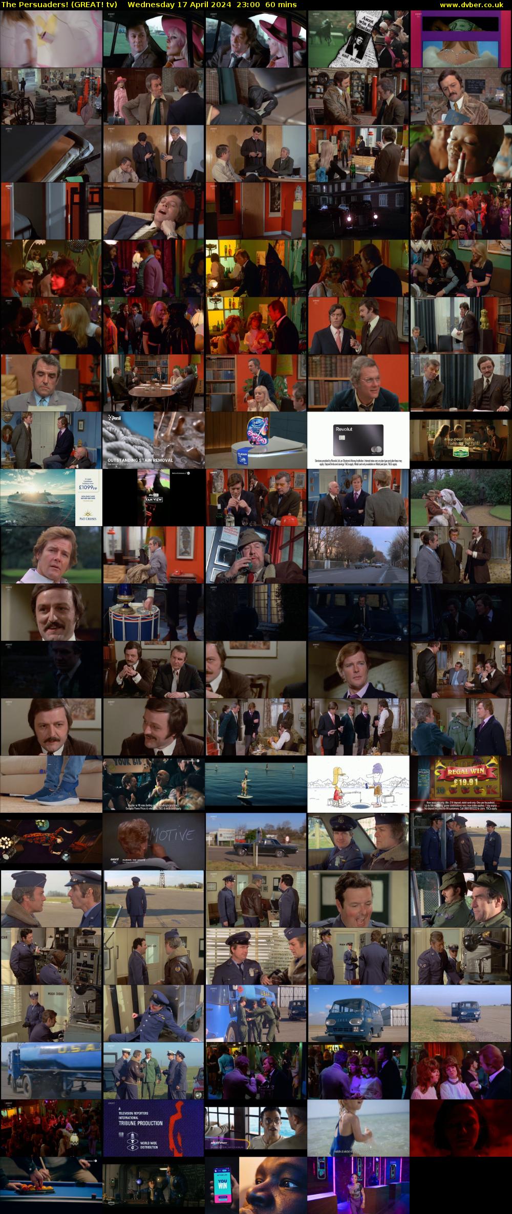 The Persuaders! (GREAT! tv) Wednesday 17 April 2024 23:00 - 00:00