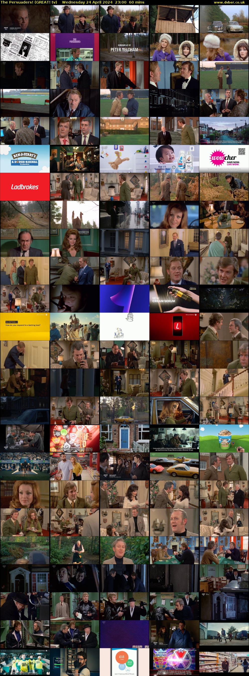 The Persuaders! (GREAT! tv) Wednesday 24 April 2024 23:00 - 00:00