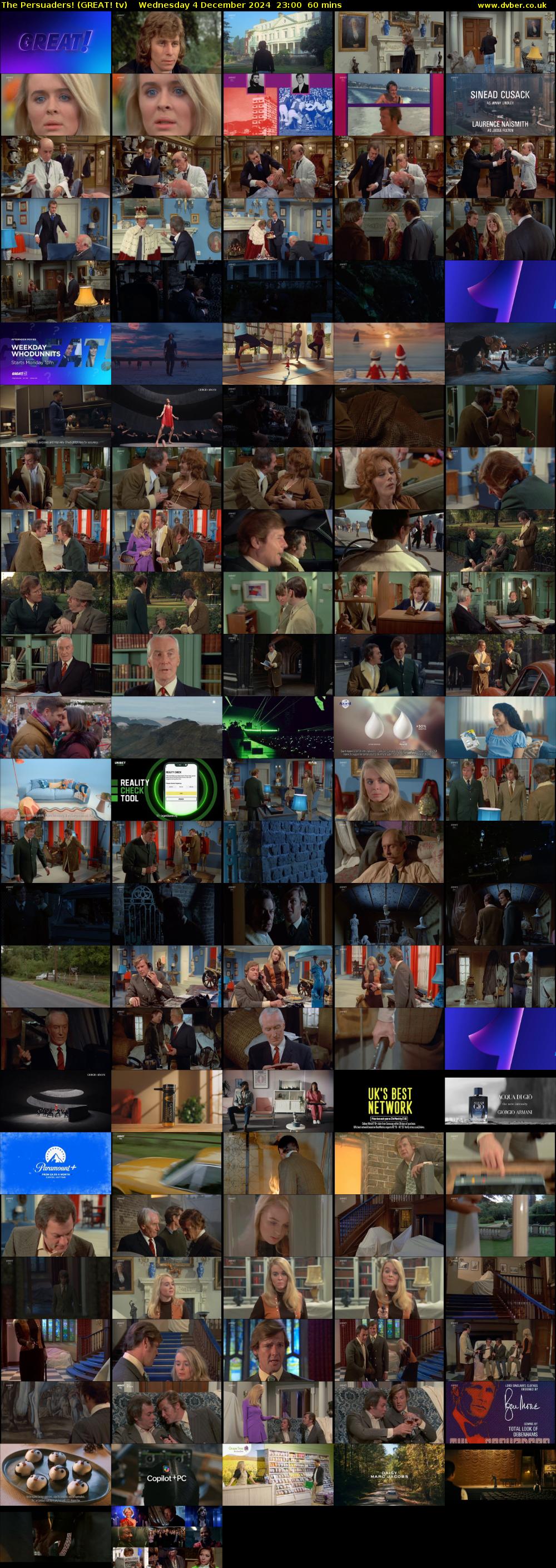The Persuaders! (GREAT! tv) Wednesday 4 December 2024 23:00 - 00:00