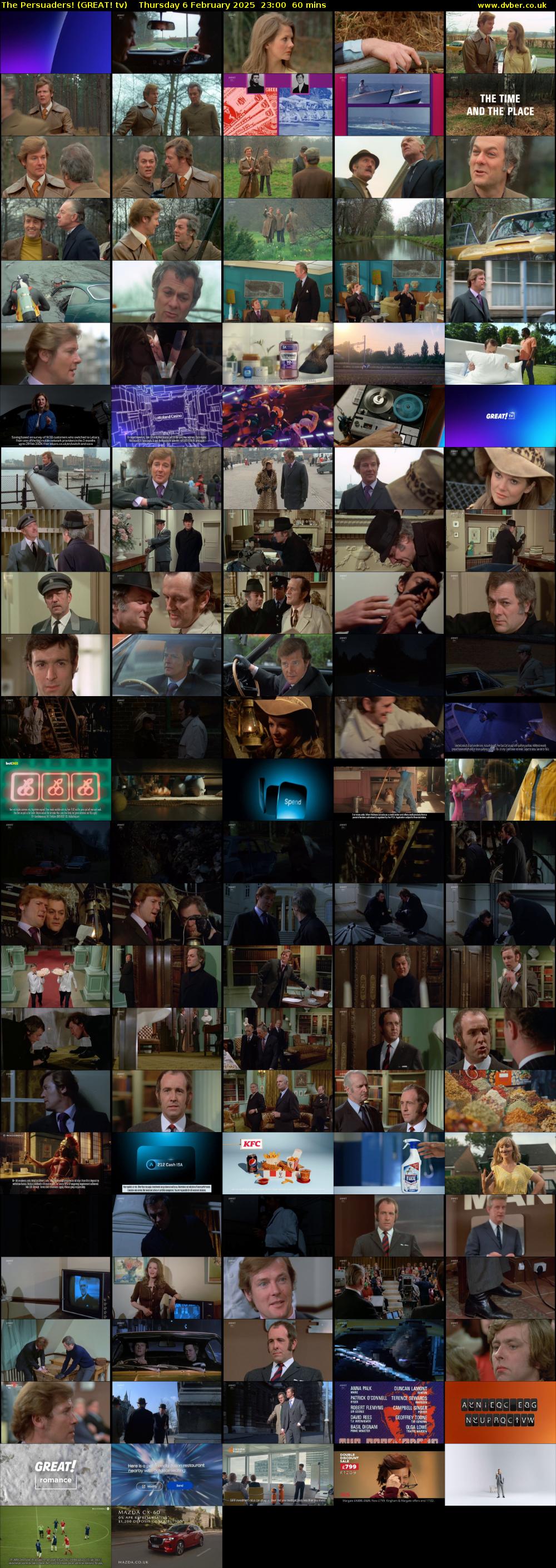 The Persuaders! (GREAT! tv) Thursday 6 February 2025 23:00 - 00:00