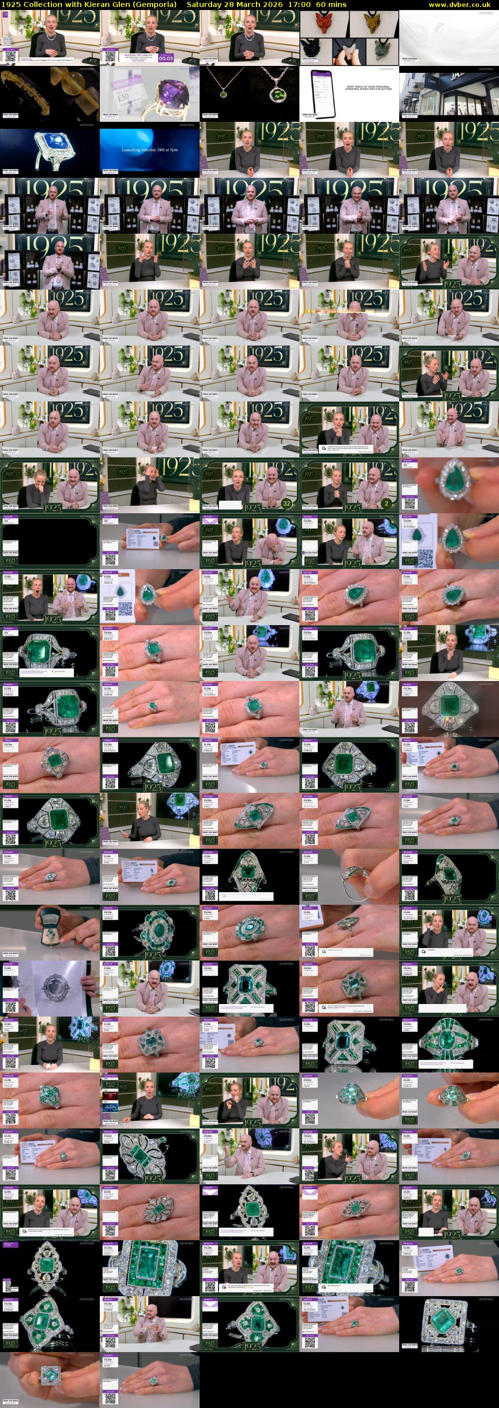 1925 Collection with Kieran Glen (Gemporia) Saturday 28 March 2026 17:00 - 18:00