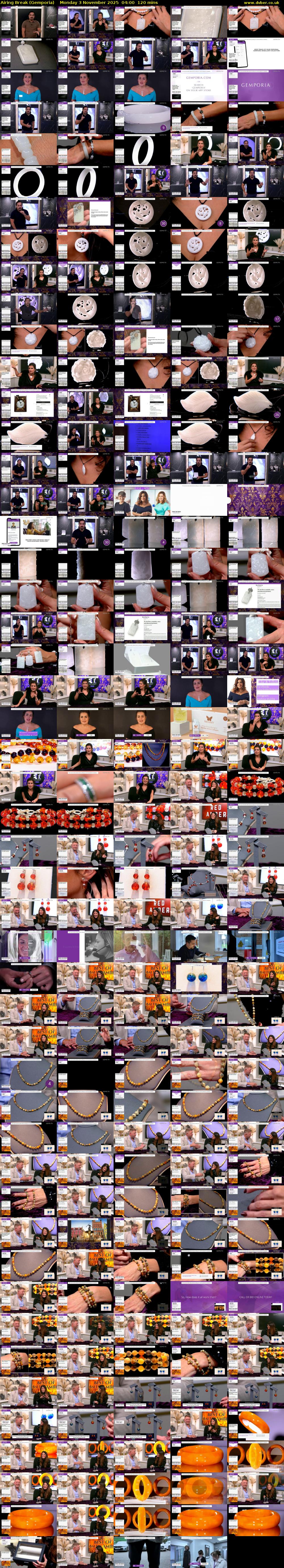 Airing Break (Gemporia) Monday 3 November 2025 04:00 - 06:00