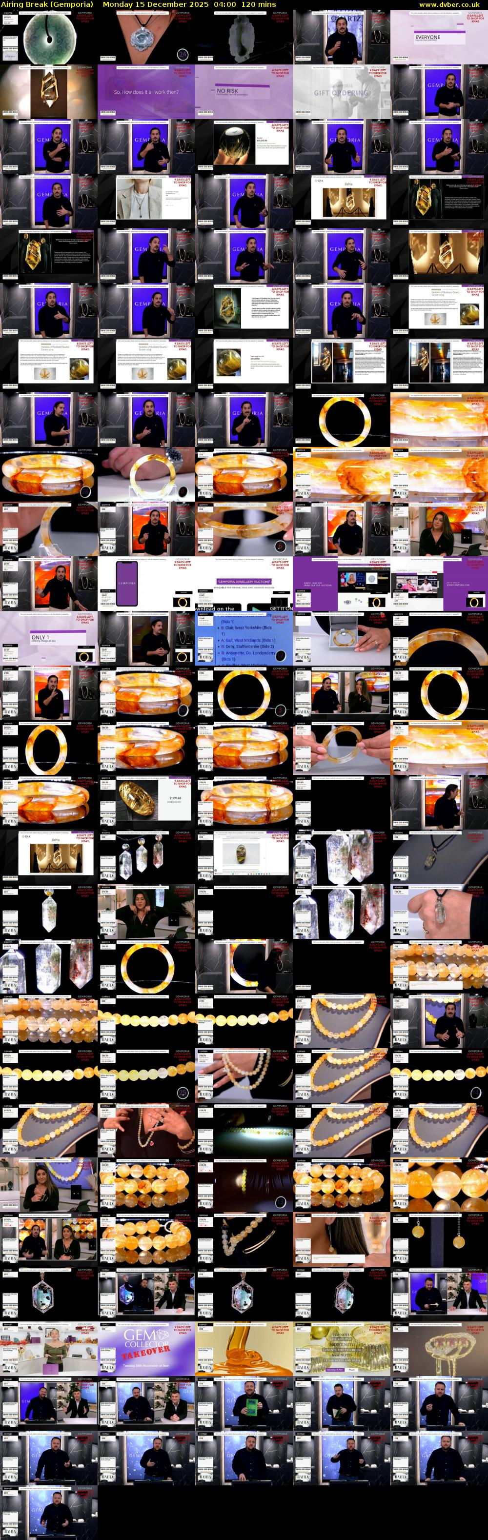 Airing Break (Gemporia) Monday 15 December 2025 04:00 - 06:00