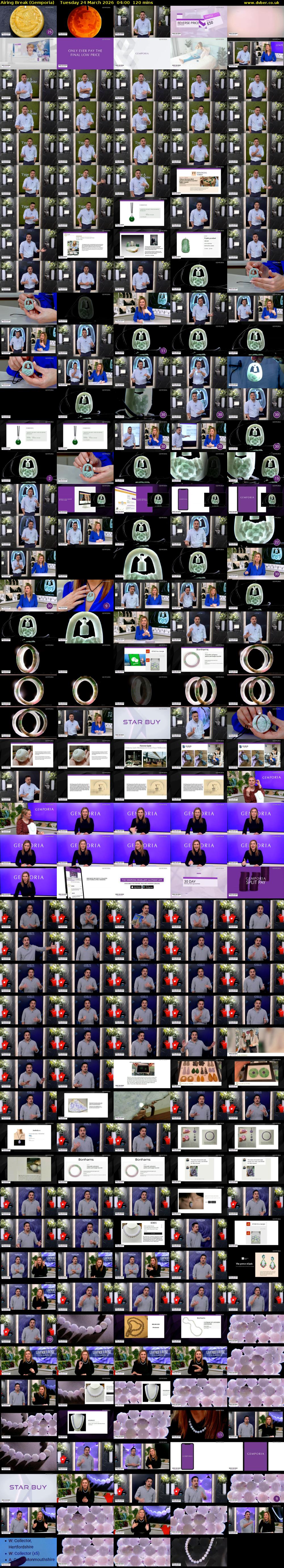 Airing Break (Gemporia) Tuesday 24 March 2026 04:00 - 06:00