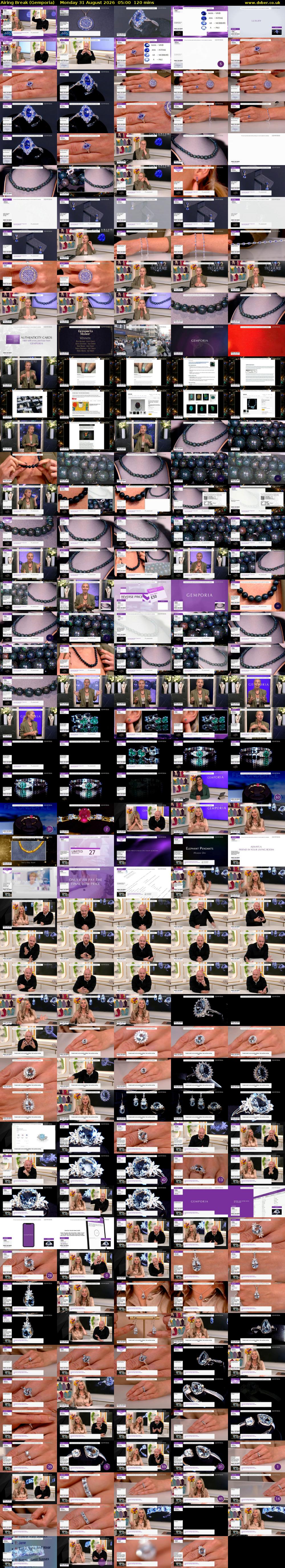 Airing Break (Gemporia) Monday 31 August 2026 05:00 - 07:00