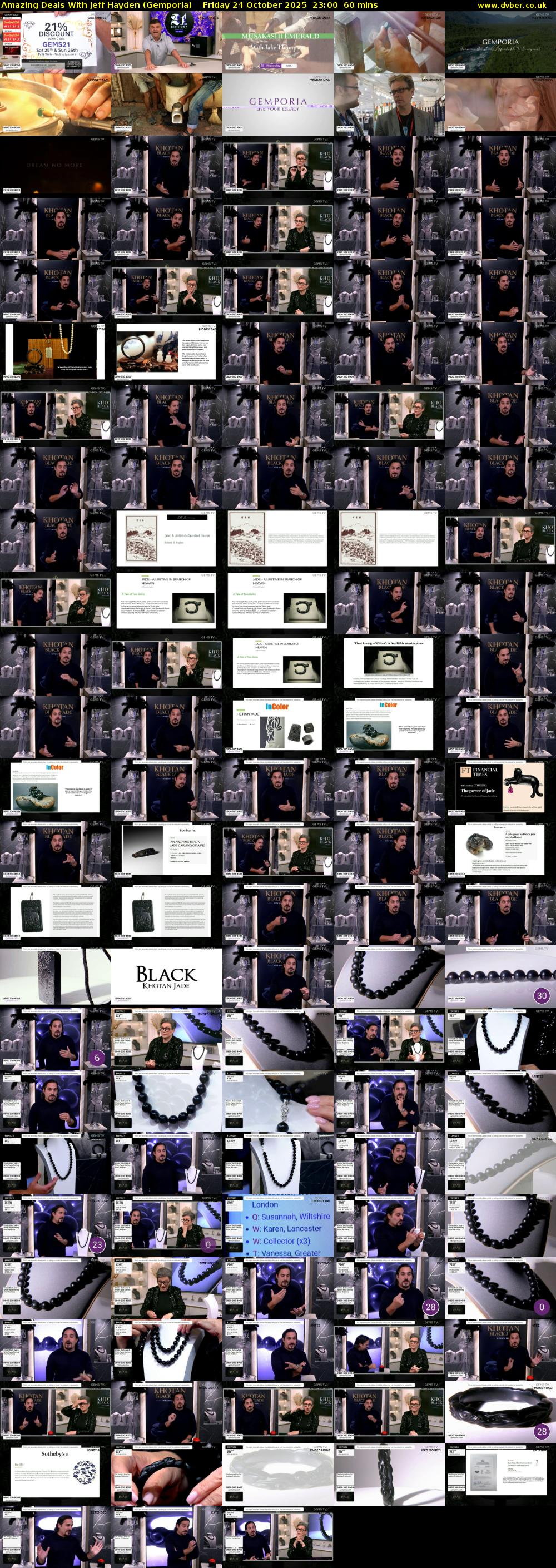 Amazing Deals With Jeff Hayden (Gemporia) Friday 24 October 2025 23:00 - 00:00