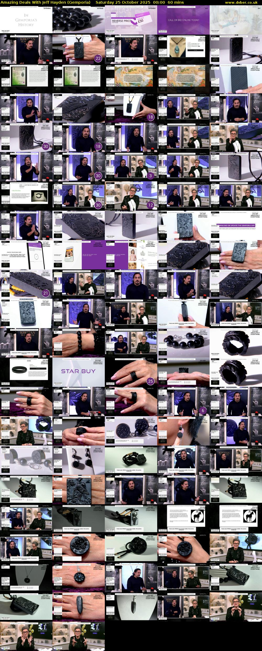 Amazing Deals With Jeff Hayden (Gemporia) Saturday 25 October 2025 00:00 - 01:00