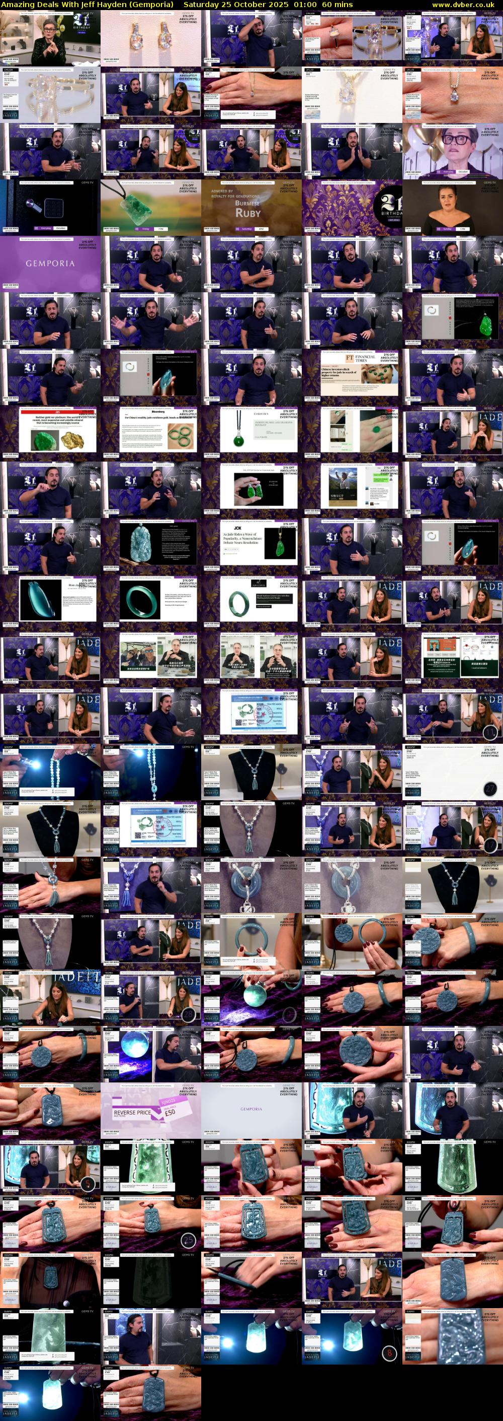 Amazing Deals With Jeff Hayden (Gemporia) Saturday 25 October 2025 01:00 - 02:00