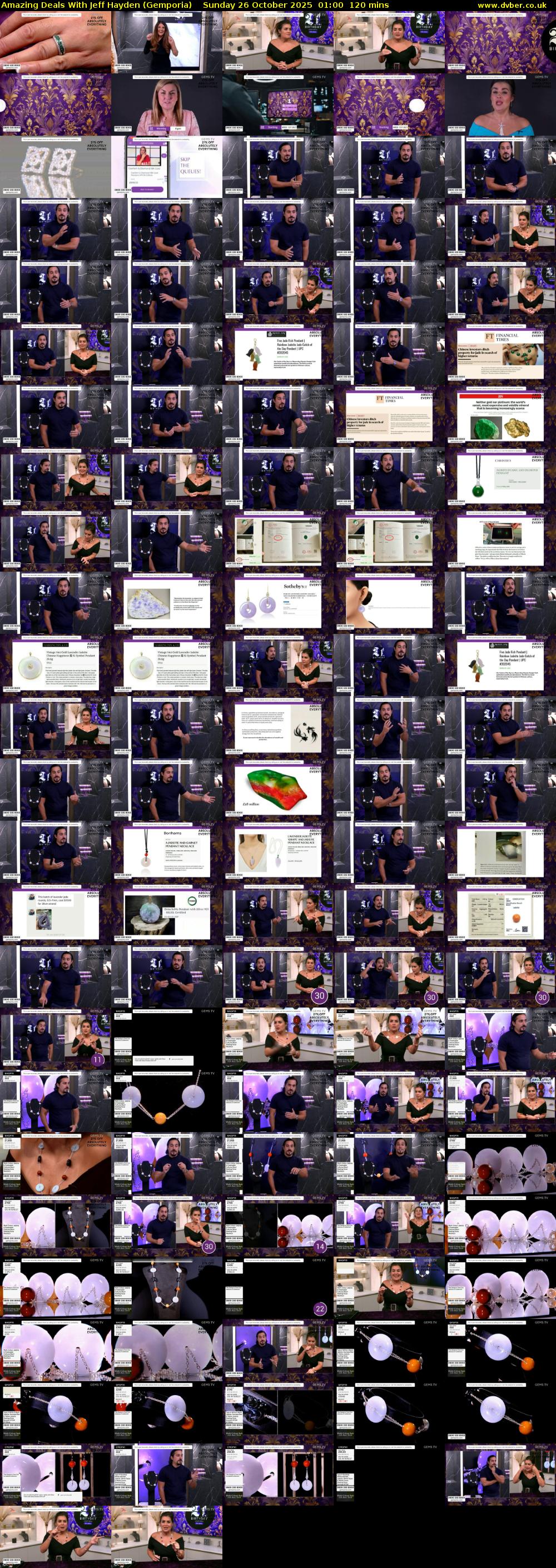 Amazing Deals With Jeff Hayden (Gemporia) Sunday 26 October 2025 01:00 - 02:00