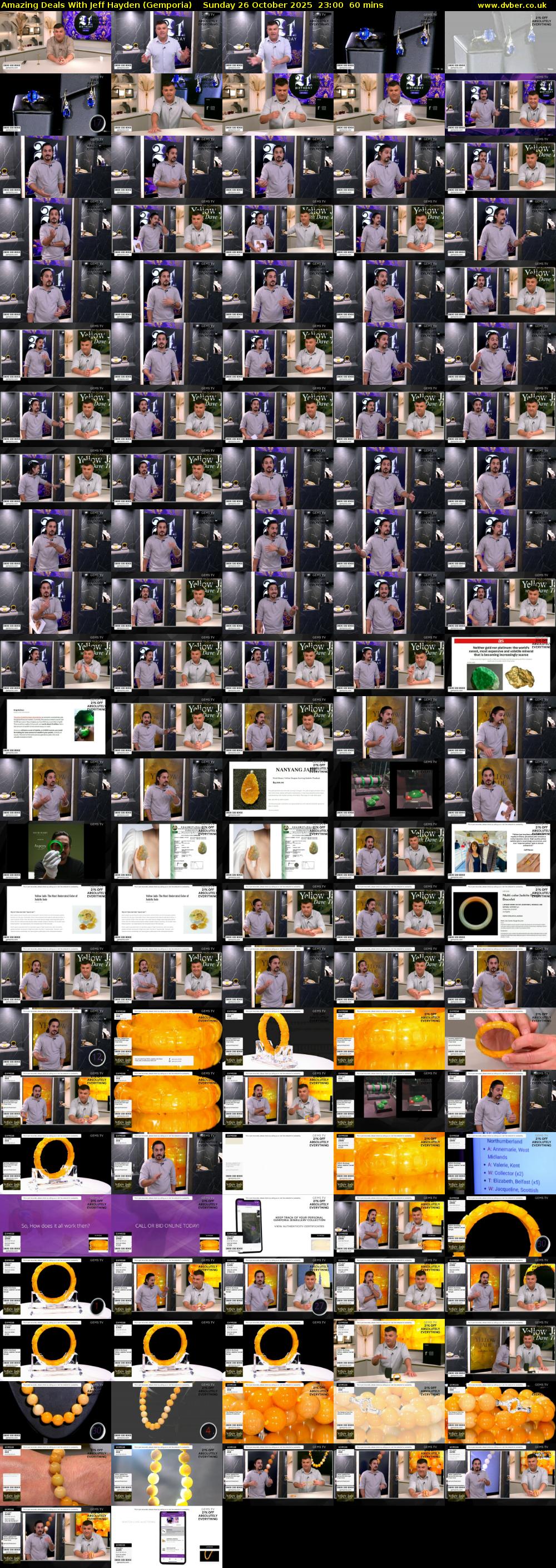 Amazing Deals With Jeff Hayden (Gemporia) Sunday 26 October 2025 23:00 - 00:00