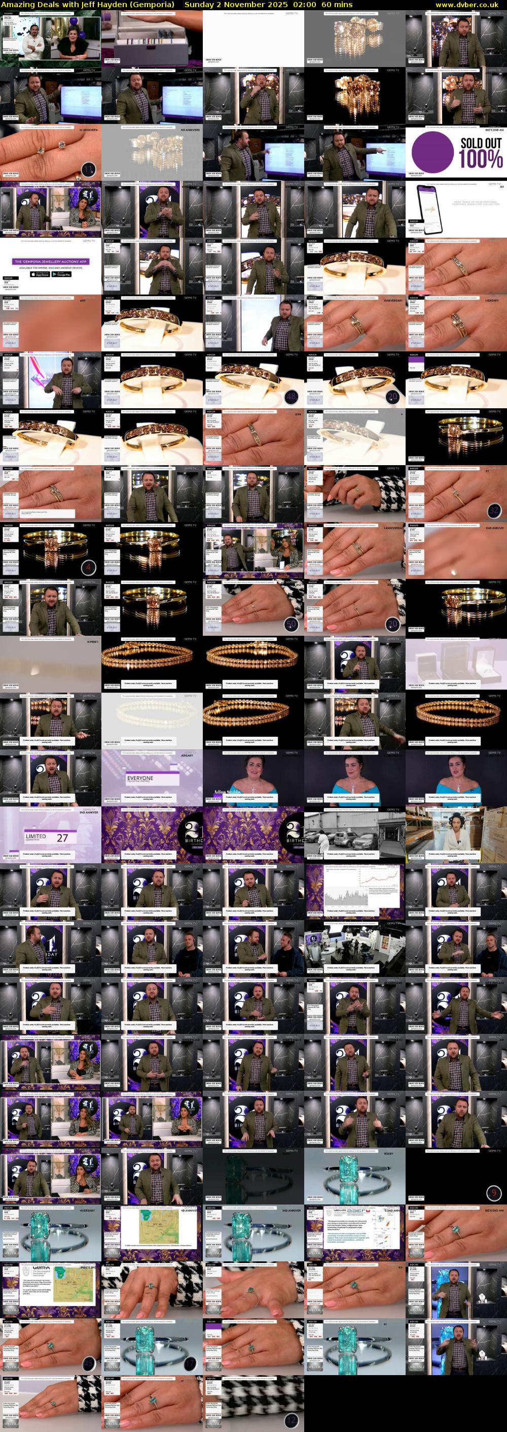 Amazing Deals With Jeff Hayden (Gemporia) Sunday 2 November 2025 02:00 - 03:00