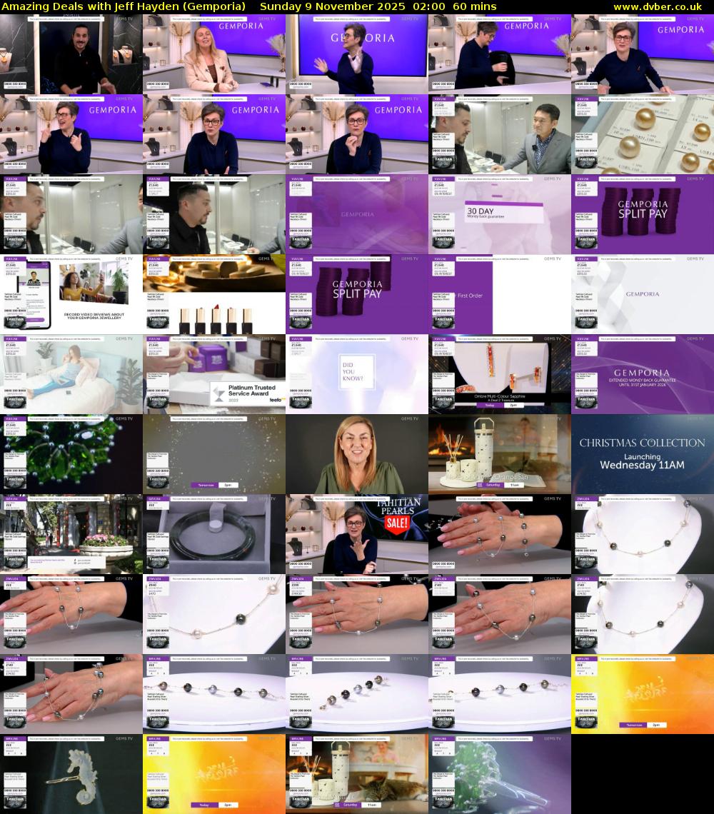 Amazing Deals With Jeff Hayden (Gemporia) Sunday 9 November 2025 02:00 - 03:00