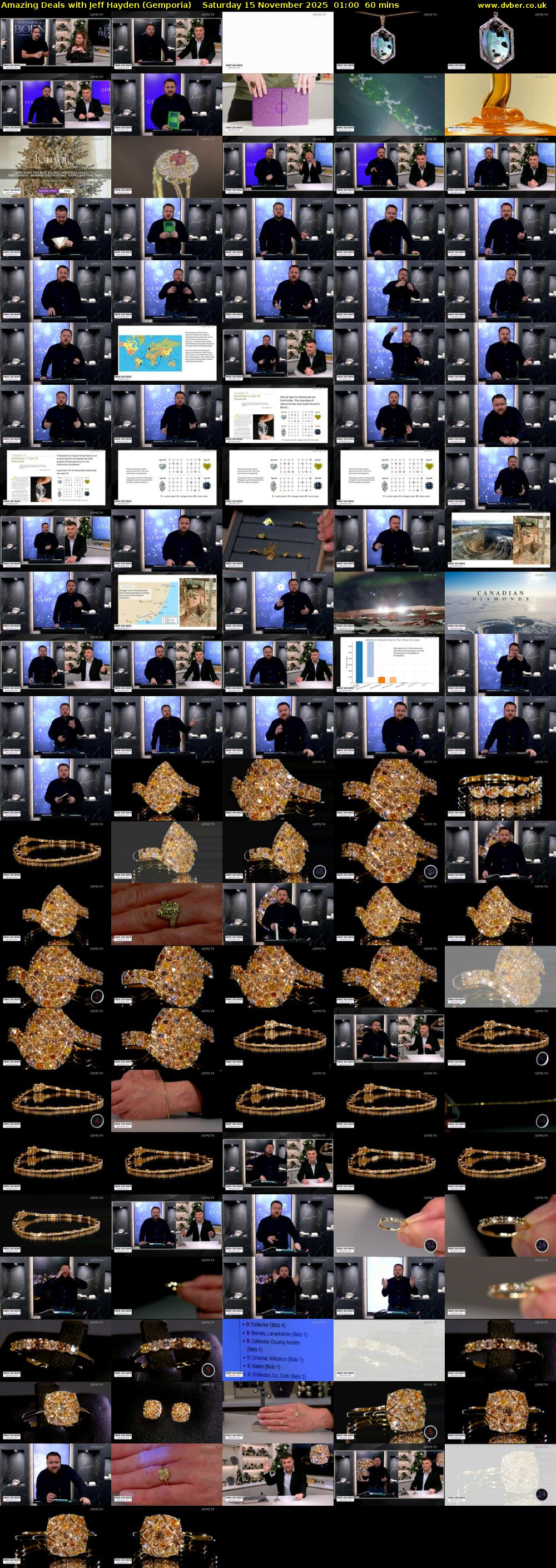 Amazing Deals With Jeff Hayden (Gemporia) Saturday 15 November 2025 01:00 - 02:00