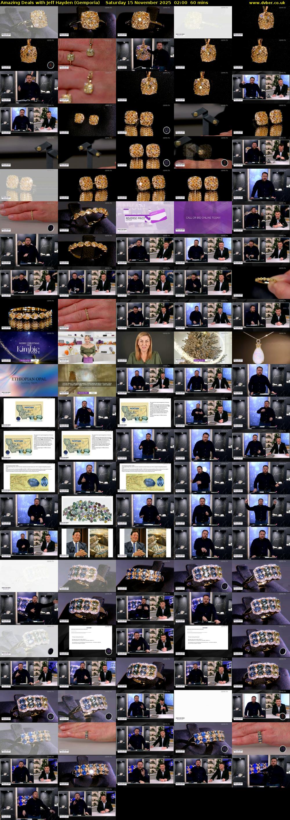 Amazing Deals With Jeff Hayden (Gemporia) Saturday 15 November 2025 02:00 - 03:00