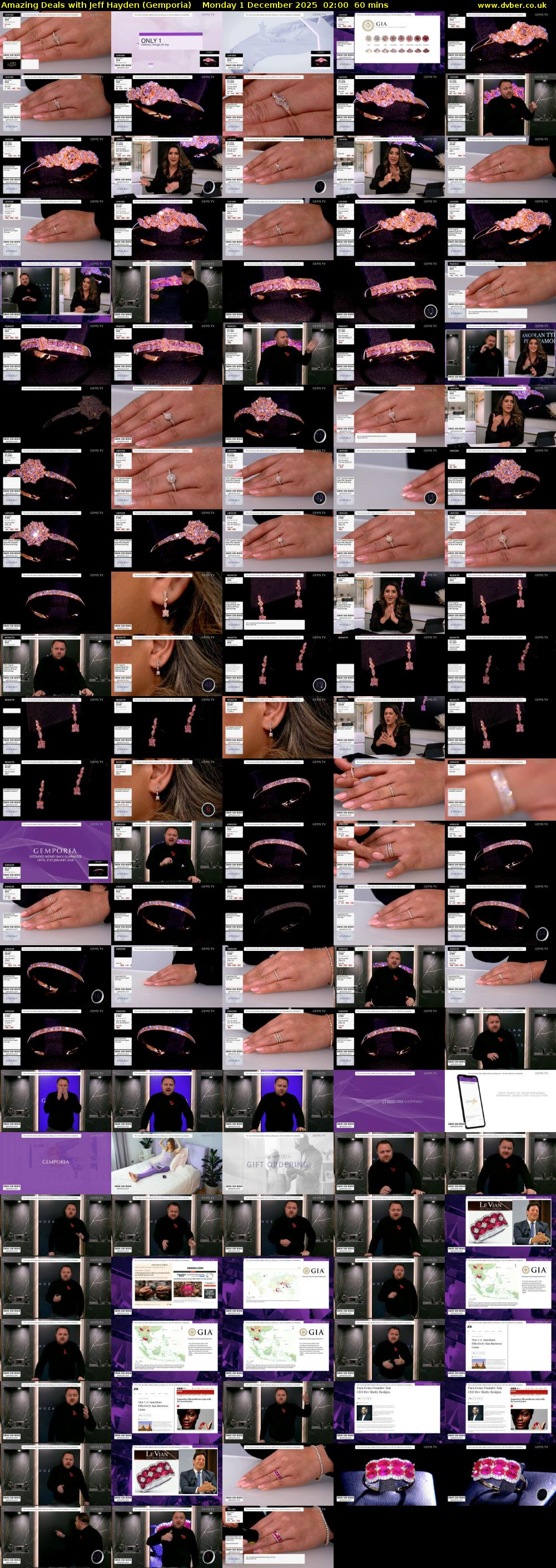 Amazing Deals With Jeff Hayden (Gemporia) Monday 1 December 2025 02:00 - 03:00