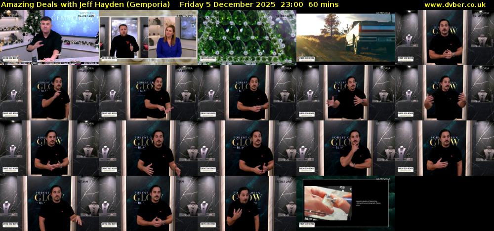 Amazing Deals With Jeff Hayden (Gemporia) Friday 5 December 2025 23:00 - 00:00