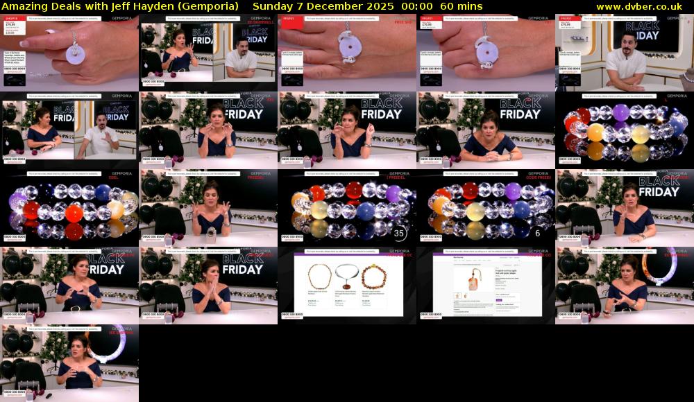 Amazing Deals With Jeff Hayden (Gemporia) Sunday 7 December 2025 00:00 - 01:00