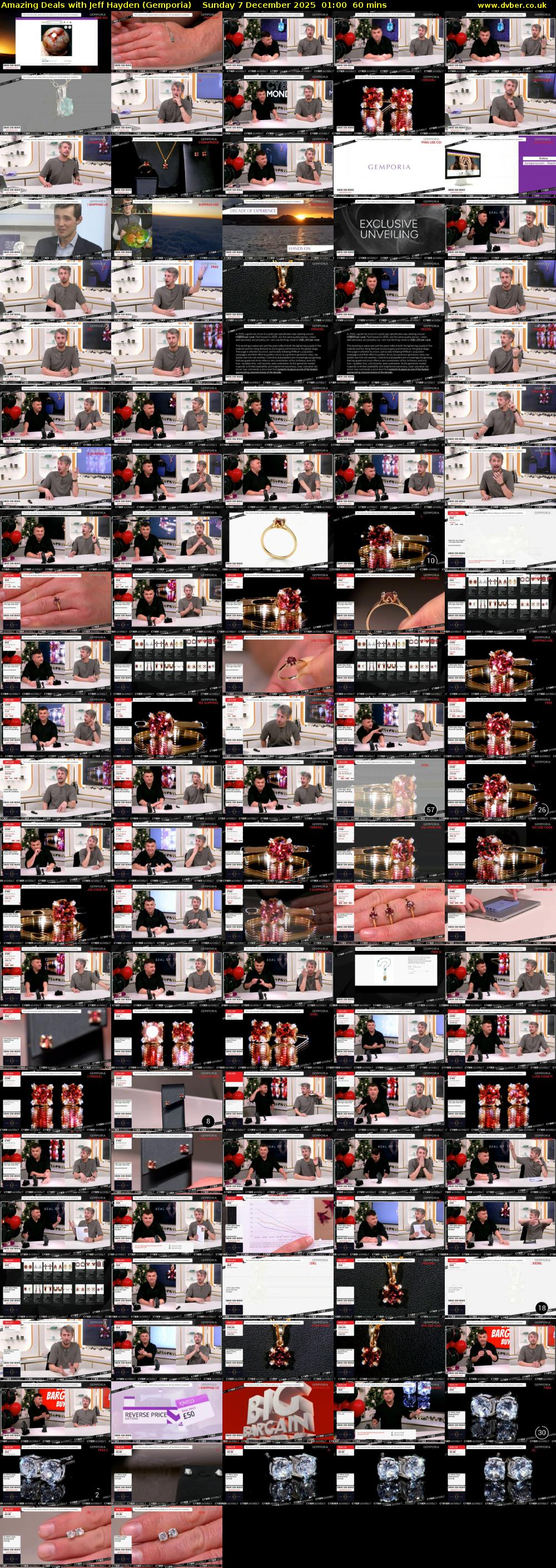 Amazing Deals With Jeff Hayden (Gemporia) Sunday 7 December 2025 01:00 - 02:00