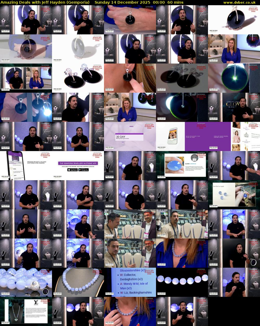 Amazing Deals With Jeff Hayden (Gemporia) Sunday 14 December 2025 00:00 - 01:00