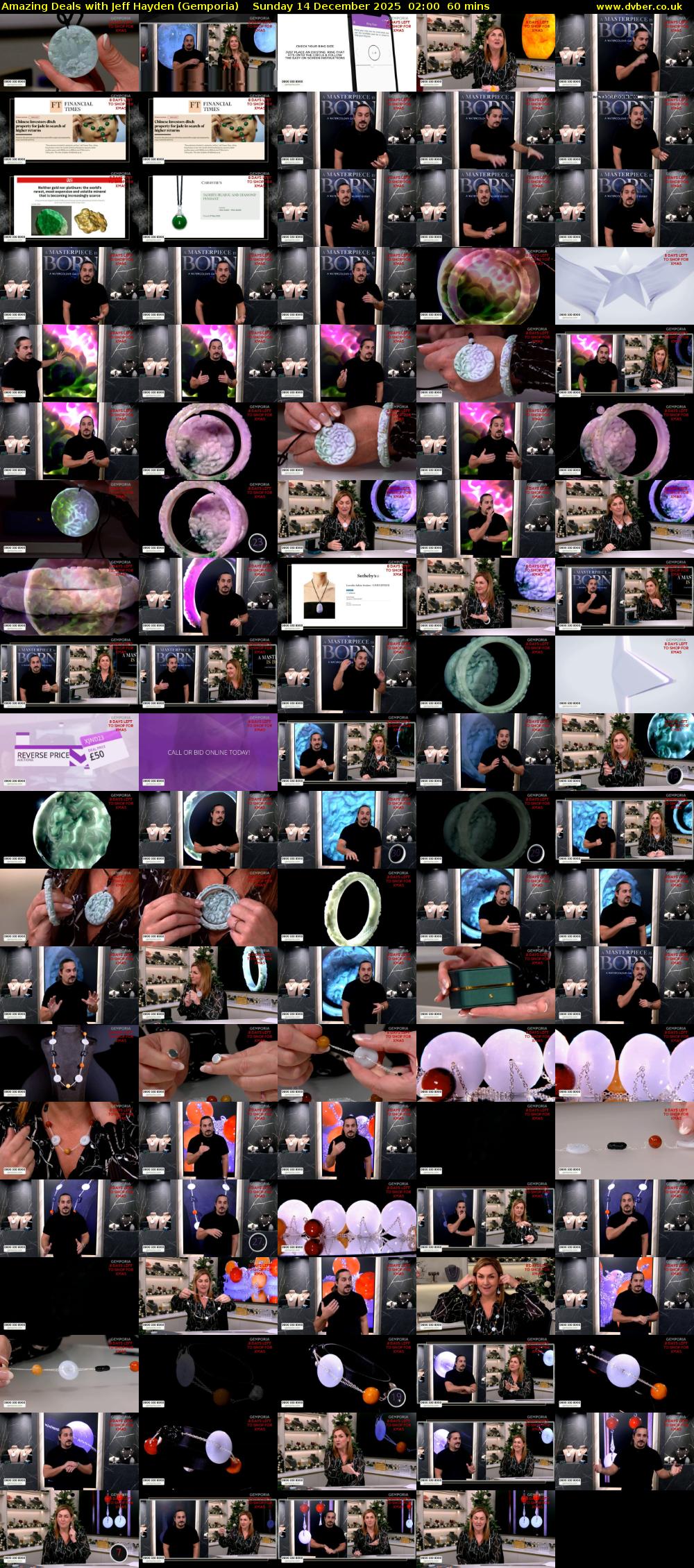 Amazing Deals With Jeff Hayden (Gemporia) Sunday 14 December 2025 02:00 - 03:00