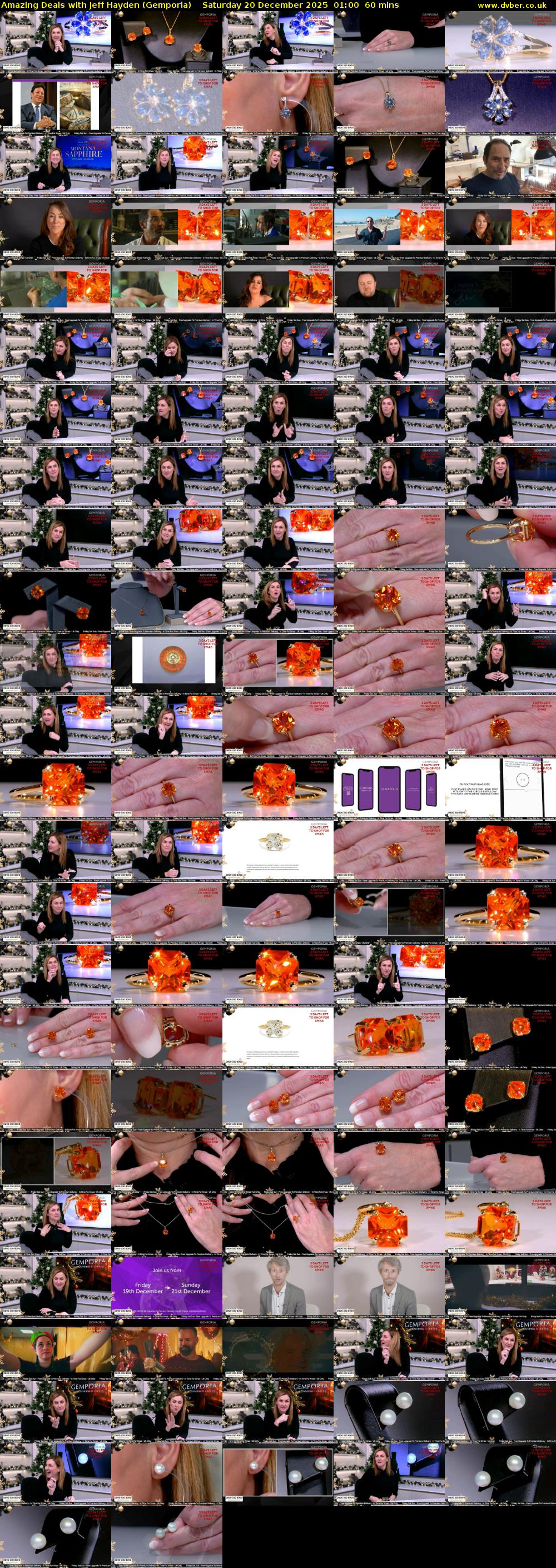 Amazing Deals With Jeff Hayden (Gemporia) Saturday 20 December 2025 01:00 - 02:00