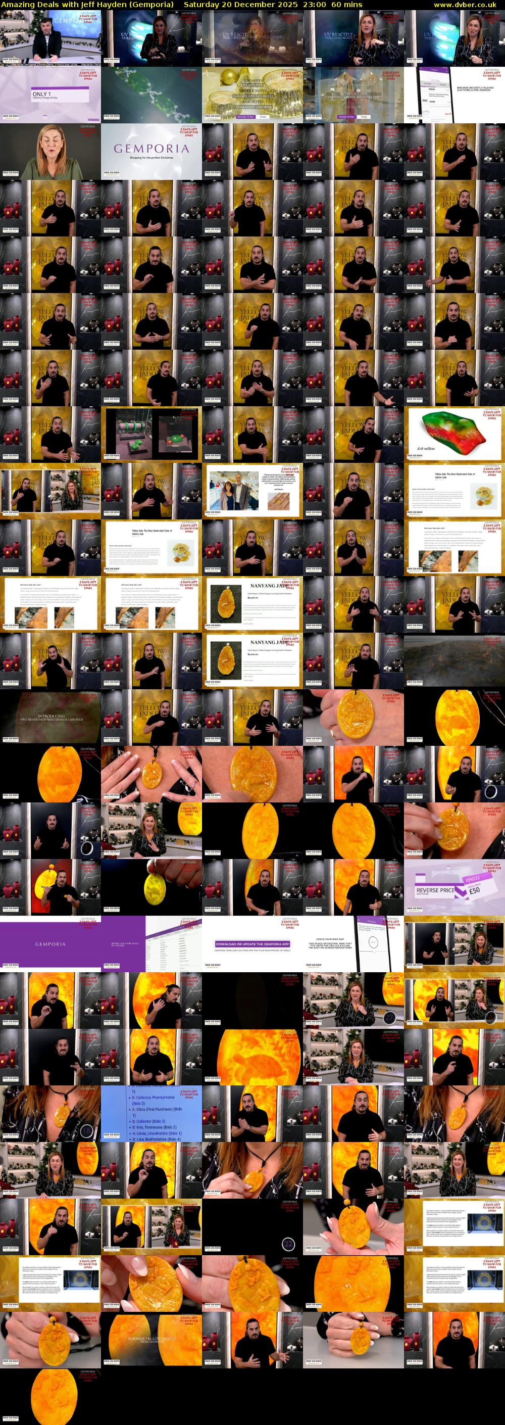 Amazing Deals With Jeff Hayden (Gemporia) Saturday 20 December 2025 23:00 - 00:00