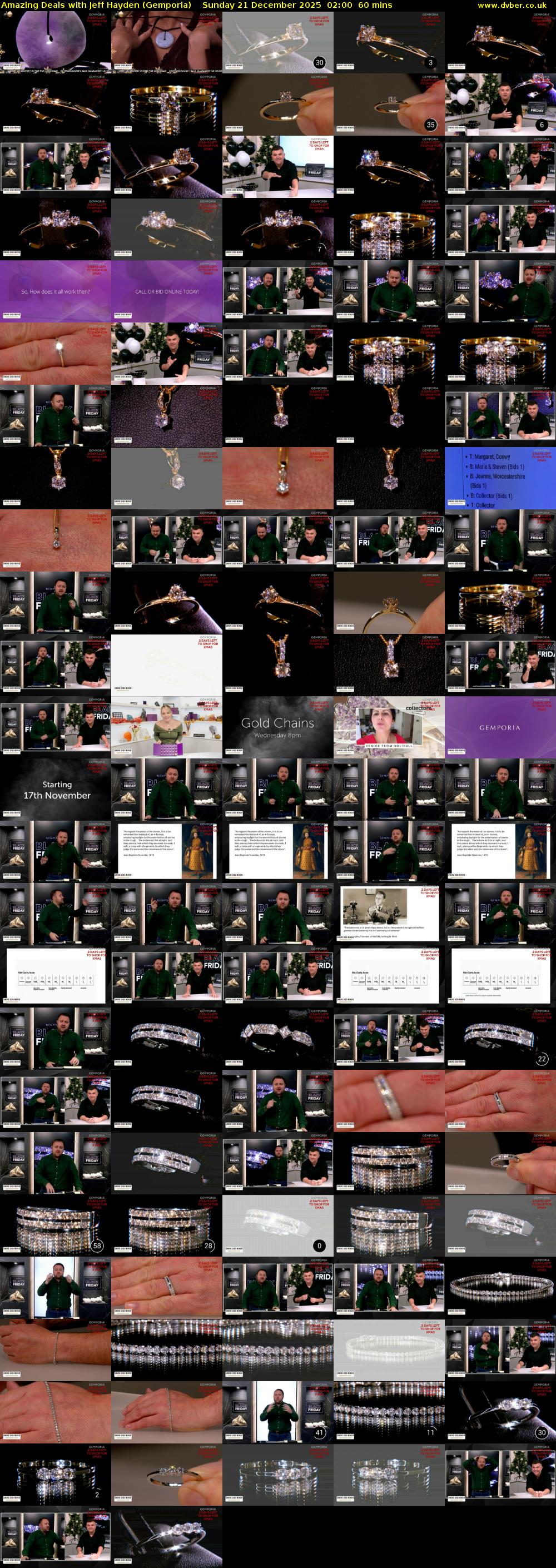 Amazing Deals With Jeff Hayden (Gemporia) Sunday 21 December 2025 02:00 - 03:00