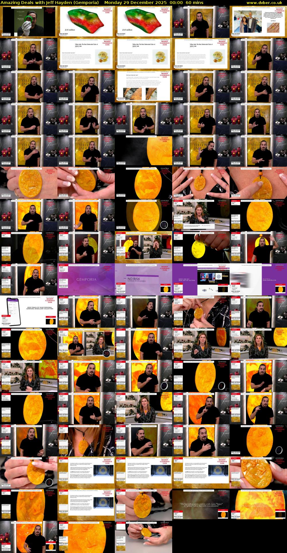 Amazing Deals With Jeff Hayden (Gemporia) Monday 29 December 2025 00:00 - 01:00