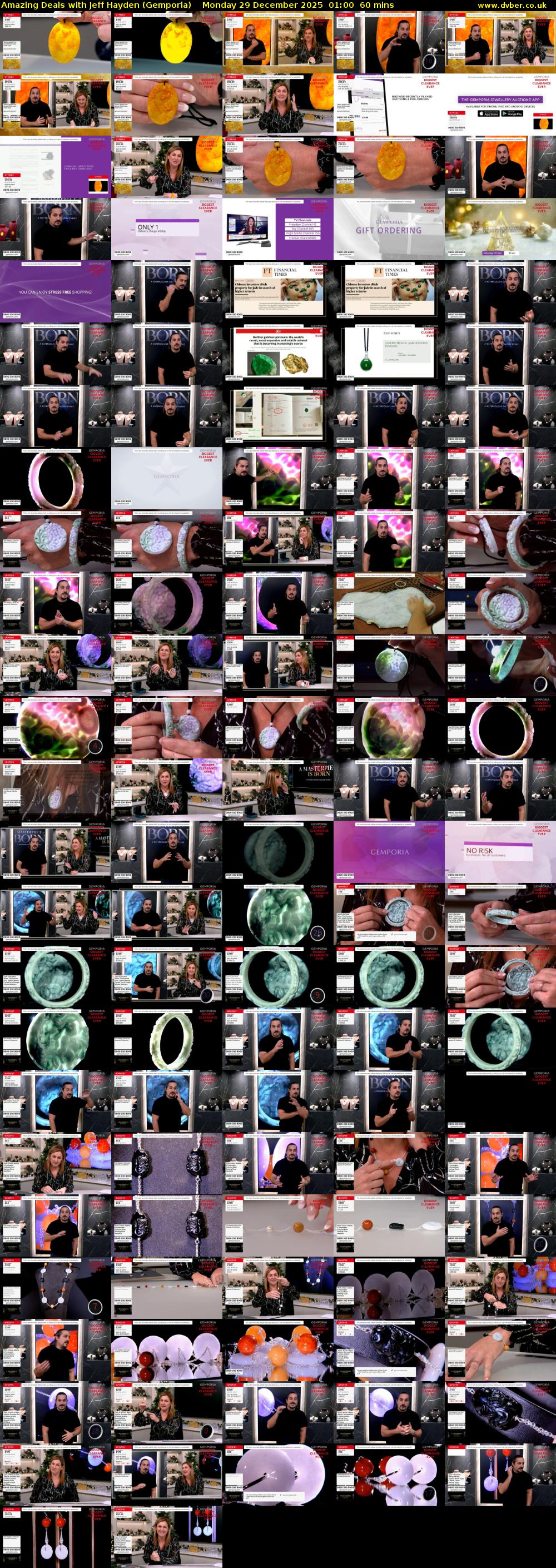 Amazing Deals With Jeff Hayden (Gemporia) Monday 29 December 2025 01:00 - 02:00