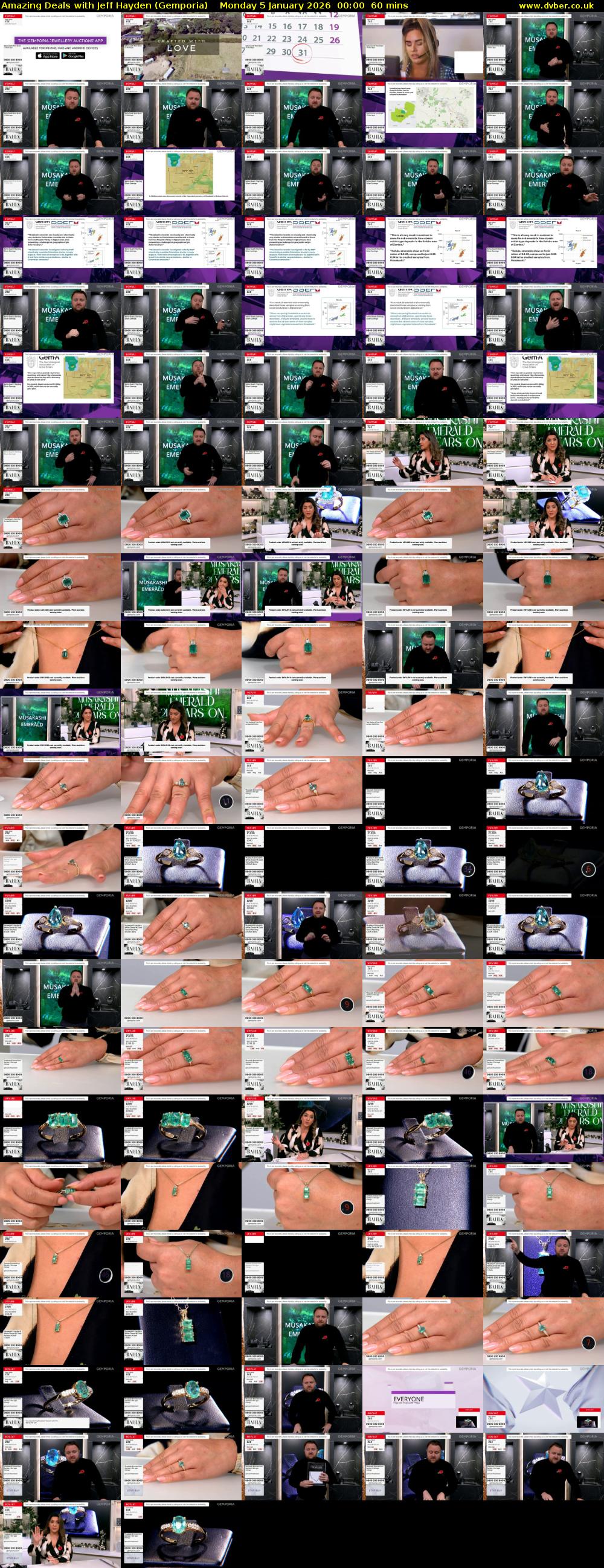 Amazing Deals With Jeff Hayden (Gemporia) Monday 5 January 2026 00:00 - 01:00