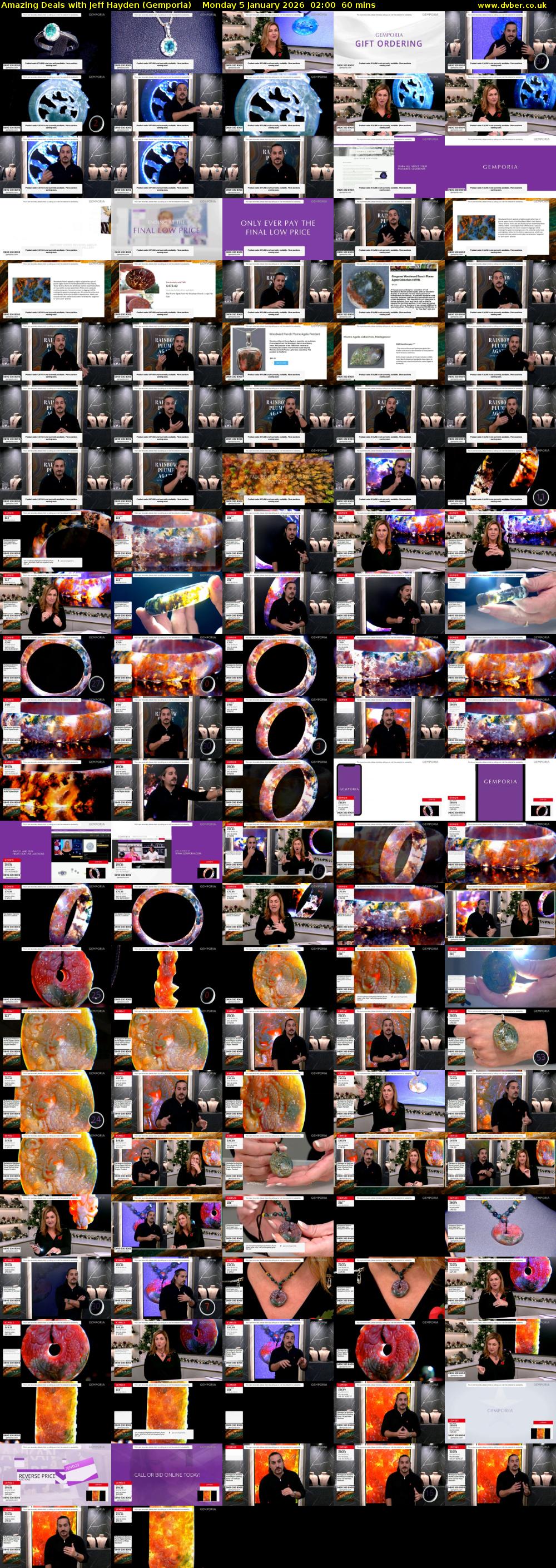 Amazing Deals With Jeff Hayden (Gemporia) Monday 5 January 2026 02:00 - 03:00