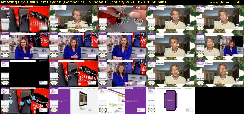 Amazing Deals With Jeff Hayden (Gemporia) Sunday 11 January 2026 02:00 - 03:00