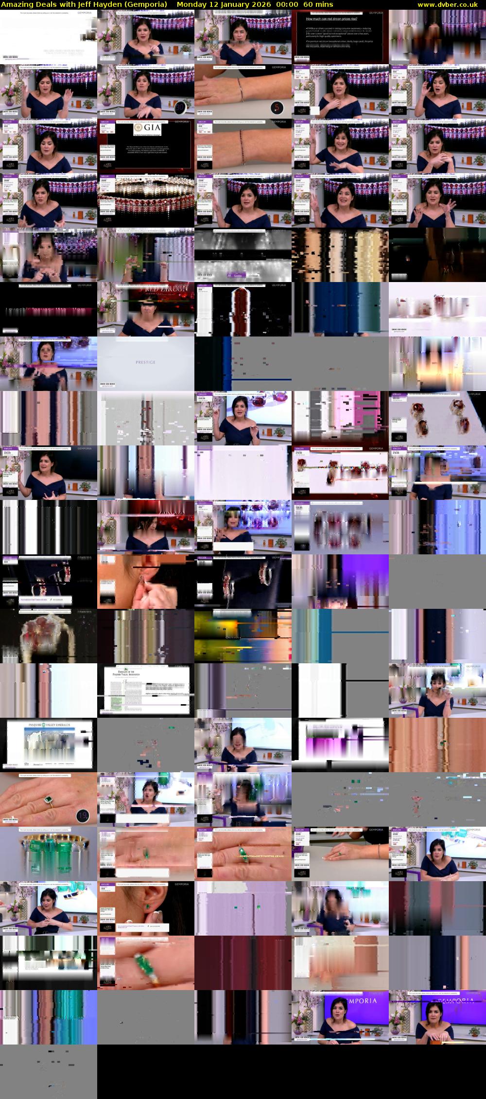 Amazing Deals With Jeff Hayden (Gemporia) Monday 12 January 2026 00:00 - 01:00