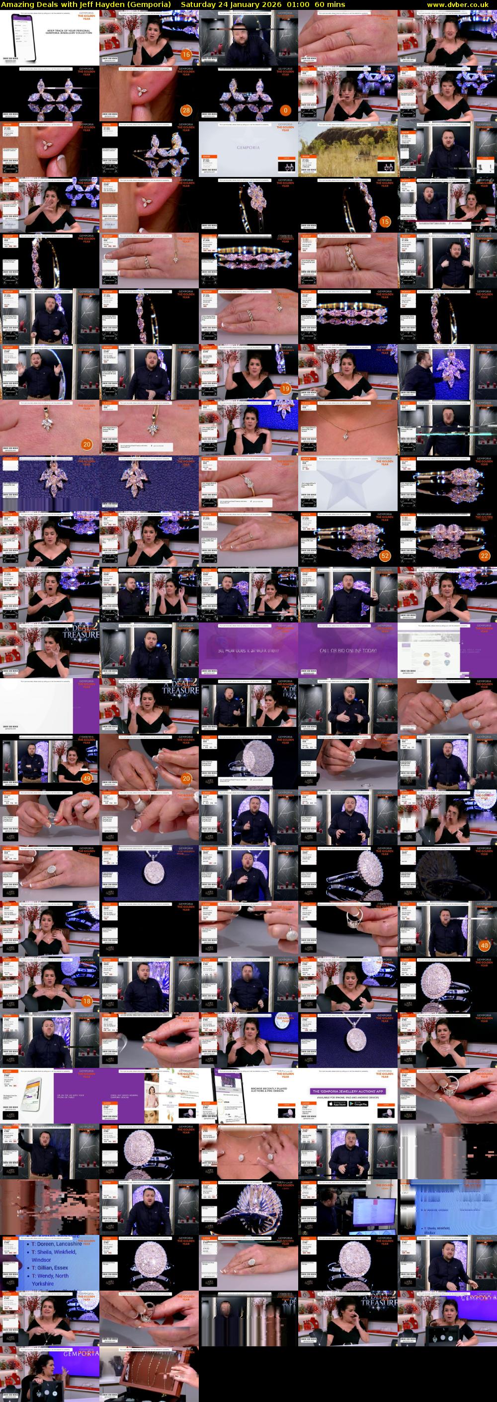 Amazing Deals With Jeff Hayden (Gemporia) Saturday 24 January 2026 01:00 - 02:00