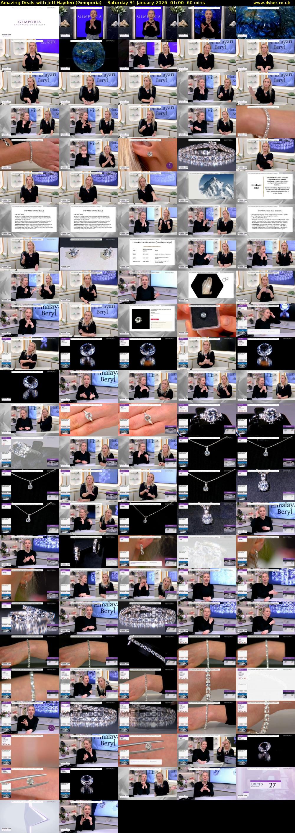 Amazing Deals With Jeff Hayden (Gemporia) Saturday 31 January 2026 01:00 - 02:00