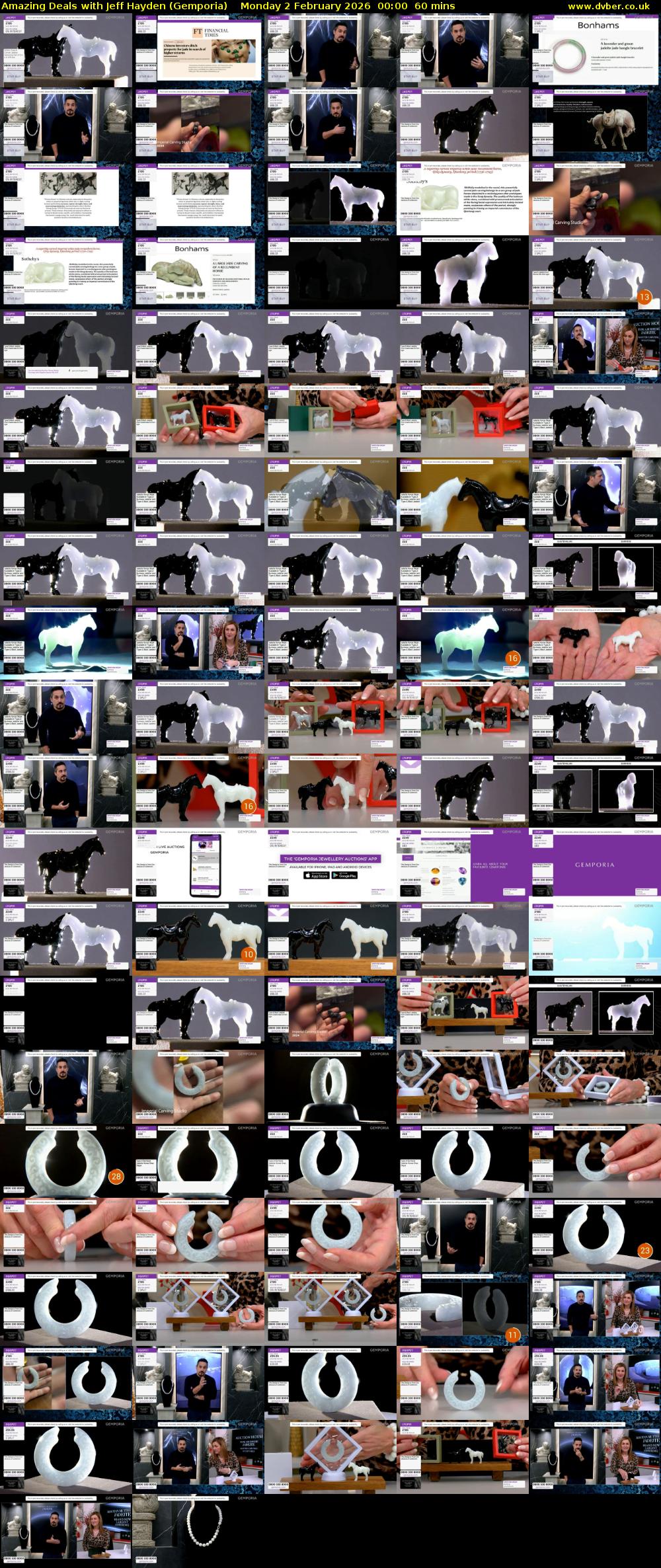 Amazing Deals With Jeff Hayden (Gemporia) Monday 2 February 2026 00:00 - 01:00