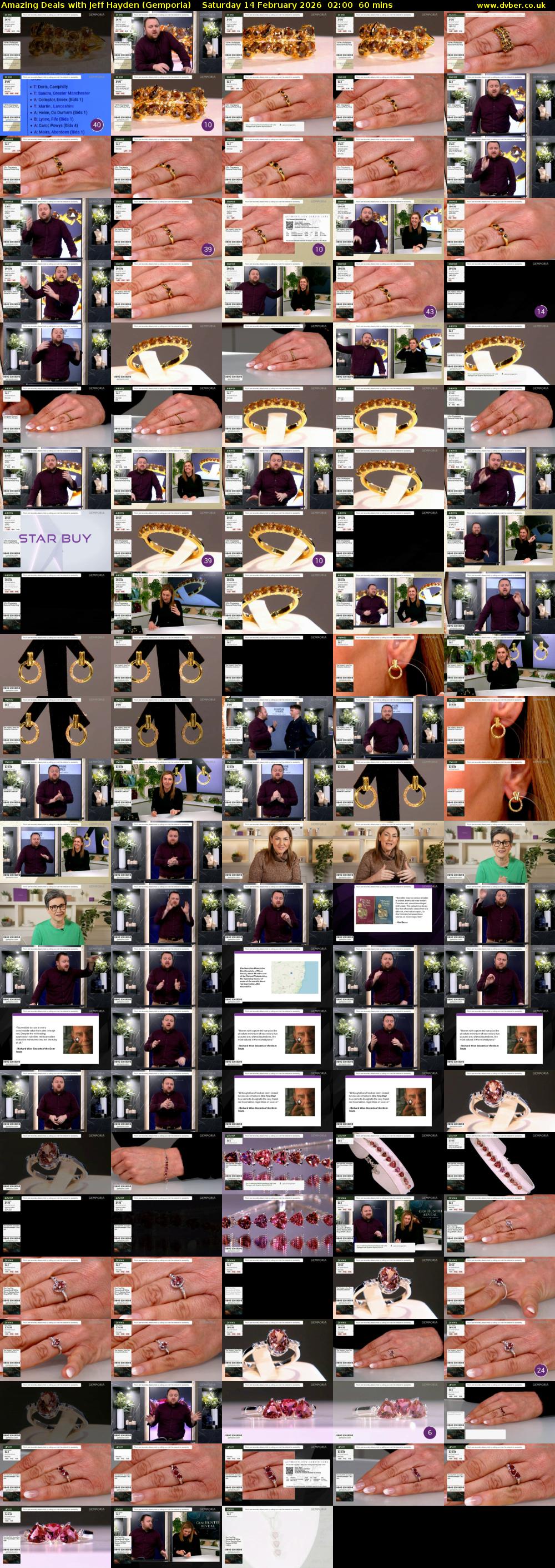 Amazing Deals With Jeff Hayden (Gemporia) Saturday 14 February 2026 02:00 - 03:00